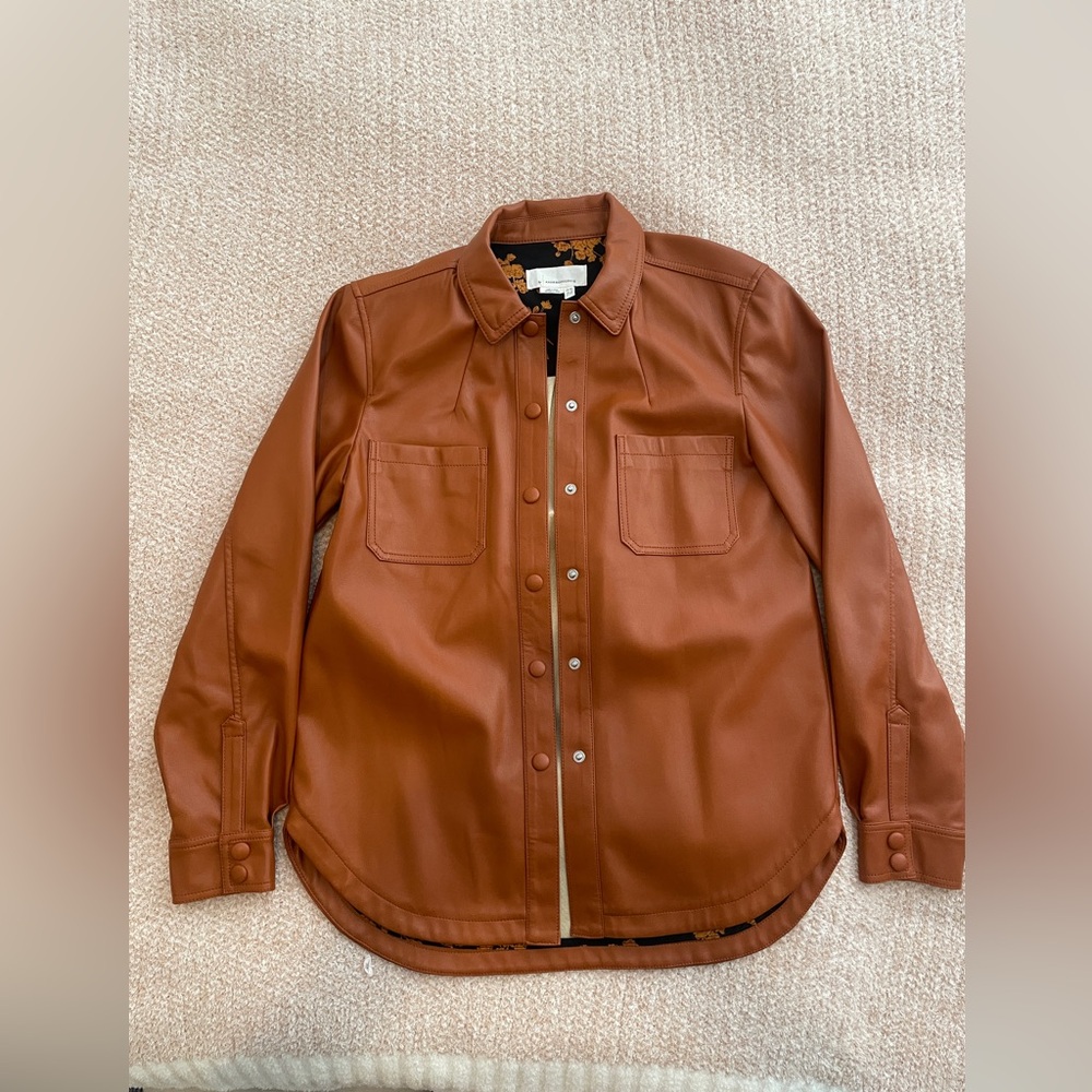 Anthropologie Vegan Leather Jacket